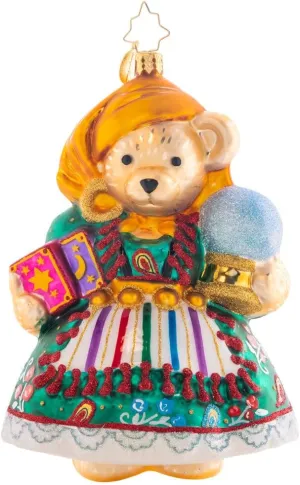 Christopher Radko Hand-Crafted European Glass Christmas Tree Decorative Ornament, Muffy's Fortune