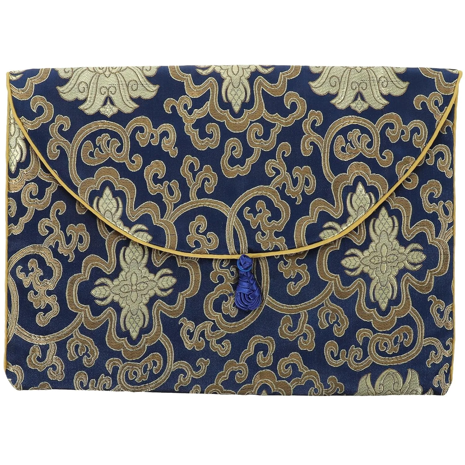Ciieeo scripture storage bag silk jewelry purse quran bag sutra pouch bible book bag brocade wallet jewelry organizer bag scriptures pouches cloth embroidered ethnic bag office Tools & Home Improvement