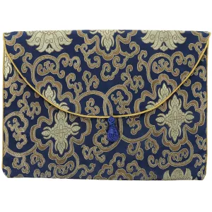 Ciieeo scripture storage bag silk jewelry purse quran bag sutra pouch bible book bag brocade wallet jewelry organizer bag scriptures pouches cloth embroidered ethnic bag office Tools & Home Improvement