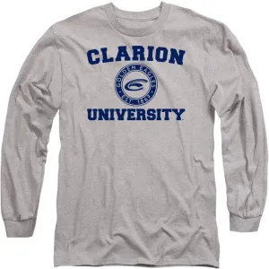 Clarion University Official Circle Logo Unisex Adult Long-Sleeve T Shirt