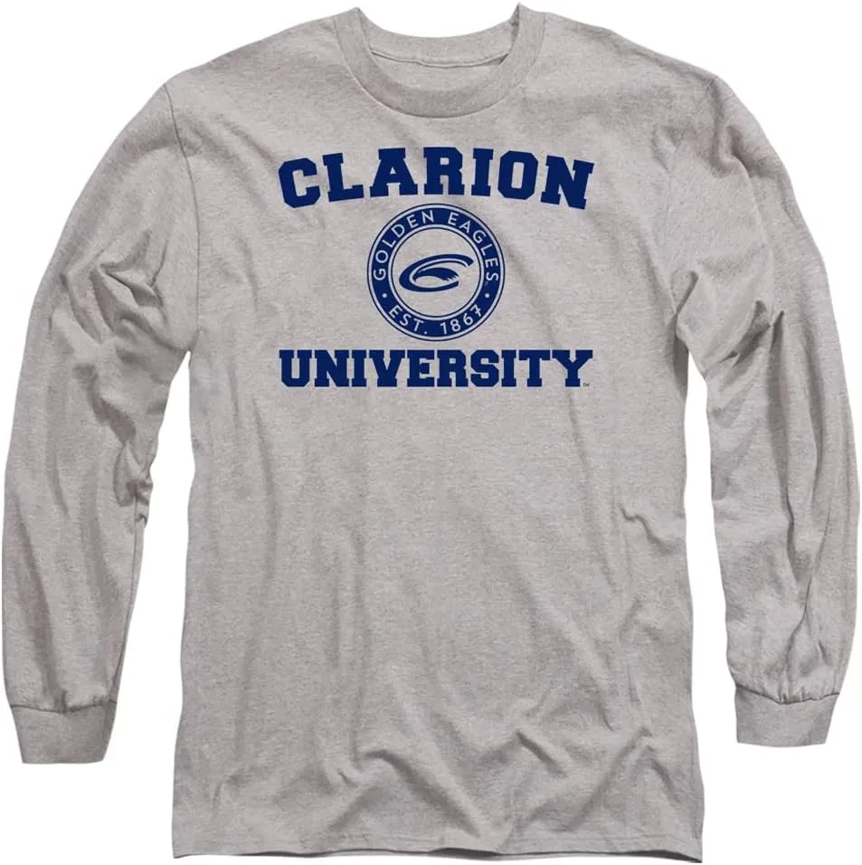 Clarion University Official Circle Logo Unisex Adult Long-Sleeve T Shirt