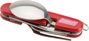 Coleman Camping Utensil Set, Stainless Steel 4-in-1 Tool: Fork, Knife, Spoon & Bottle Opener for Outdoor Meals, Ideal for Camping, Backpacking, Tailgating & Adventures