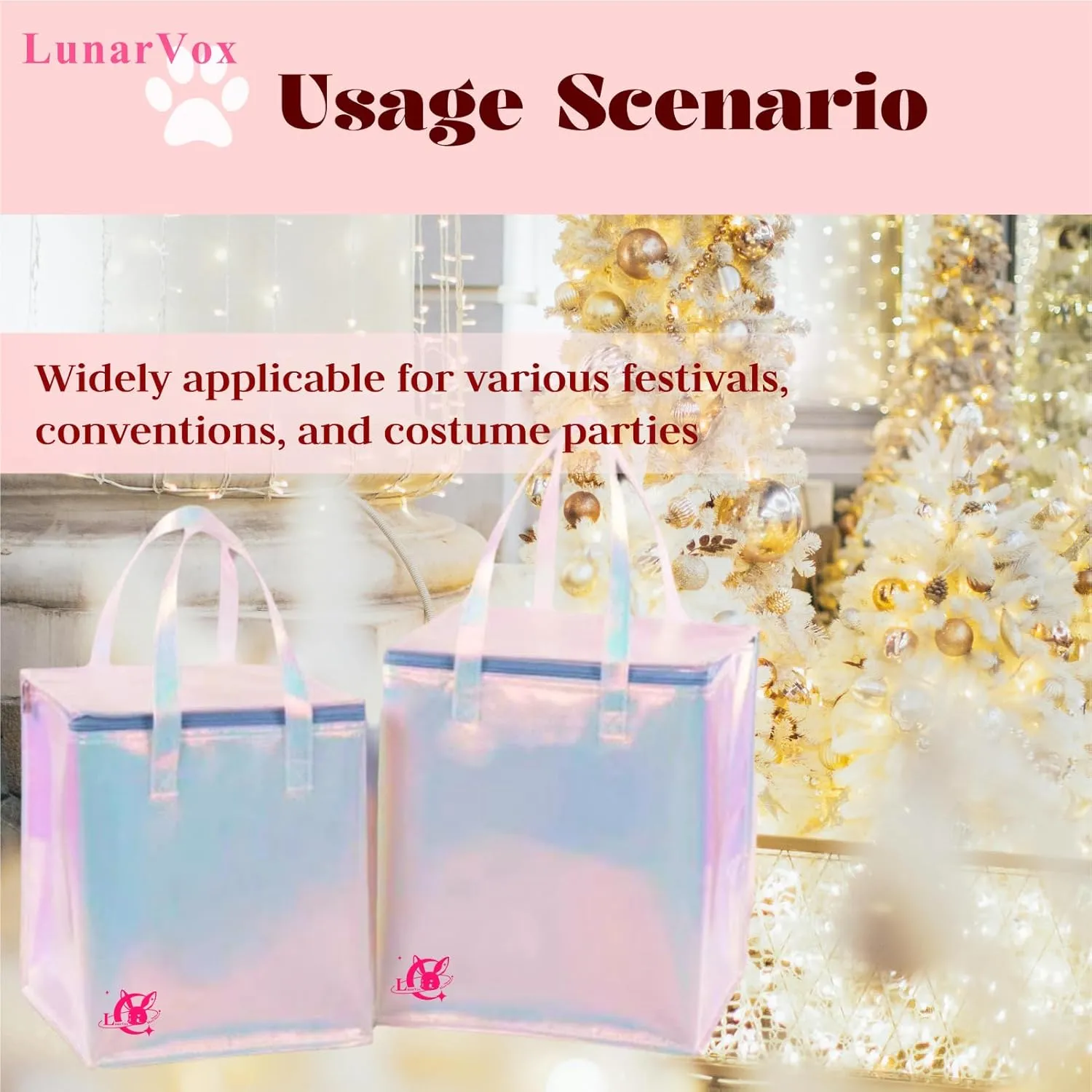 Collapsible Wig and Fursuit Bag, Waterproof and Sun-Protected, Easy Carry for Cosplay Outfits