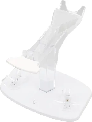 Controller Charging Dock, Fast Charging Stand with LED Indicators, Detachable Design for Easy Storage, Compatible with for PS VR2 VR Headset and Controller, ABS Material, White
