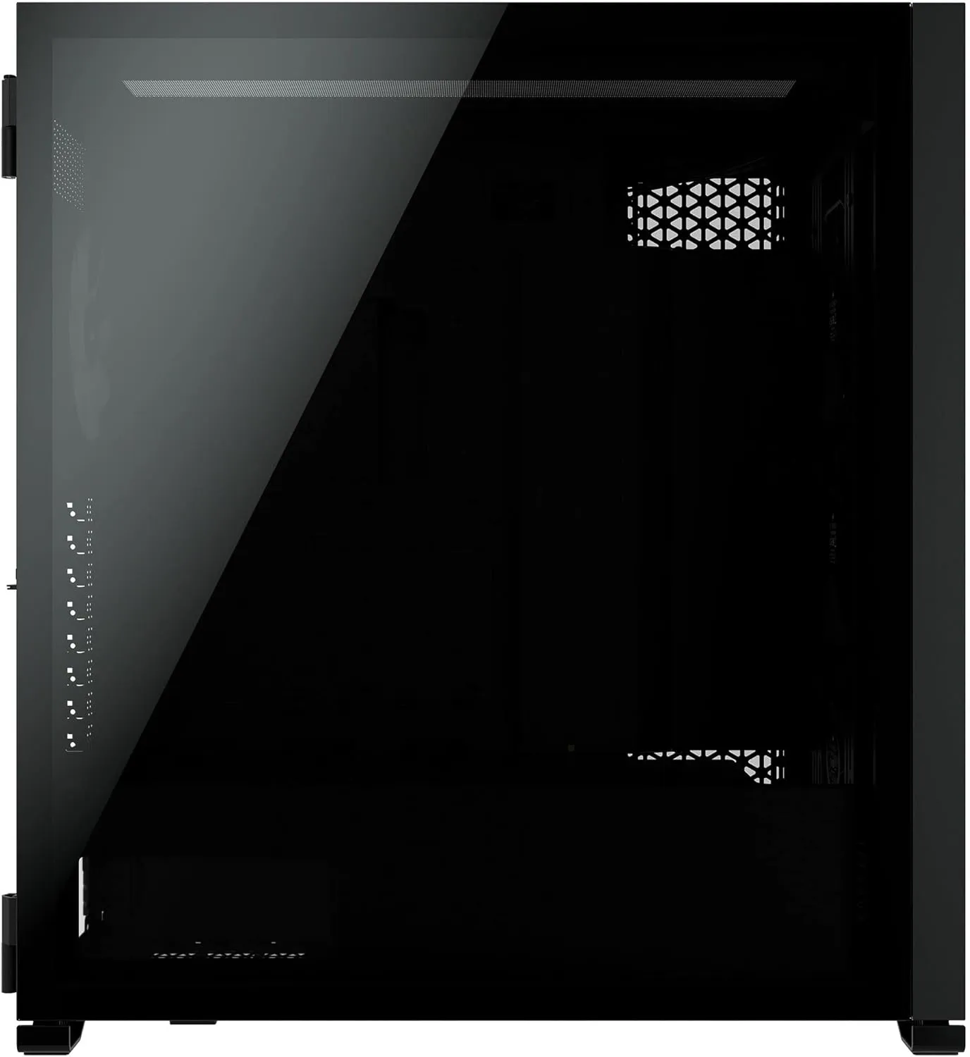 CORSAIR iCUE 7000X RGB Full-Tower ATX PC Case – Three Tempered Glass Panels – Spacious Interior – Easy Cable Management – 4x CORSAIR SP140 RGB ELITE Fans Included – Black
