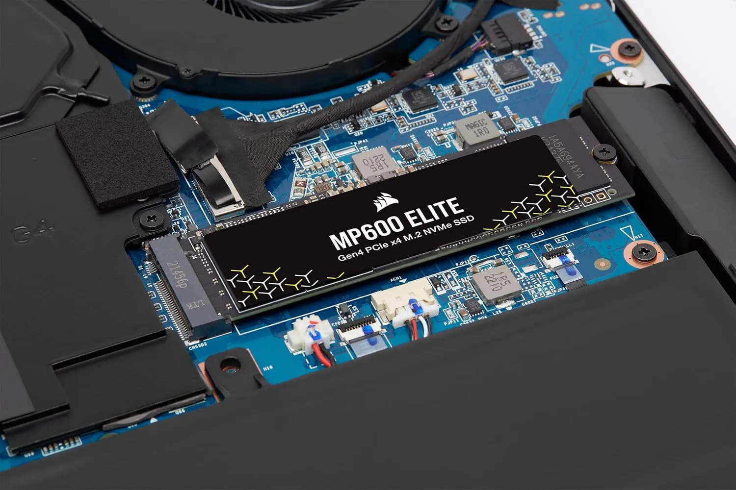 Corsair MP600 Elite 1TB M.2 PCIe Gen4 x4 NVMe SSD – M.2 2280 – Up to 7,000MB/sec Sequential Read – High-Density 3D TLC NAND – Black