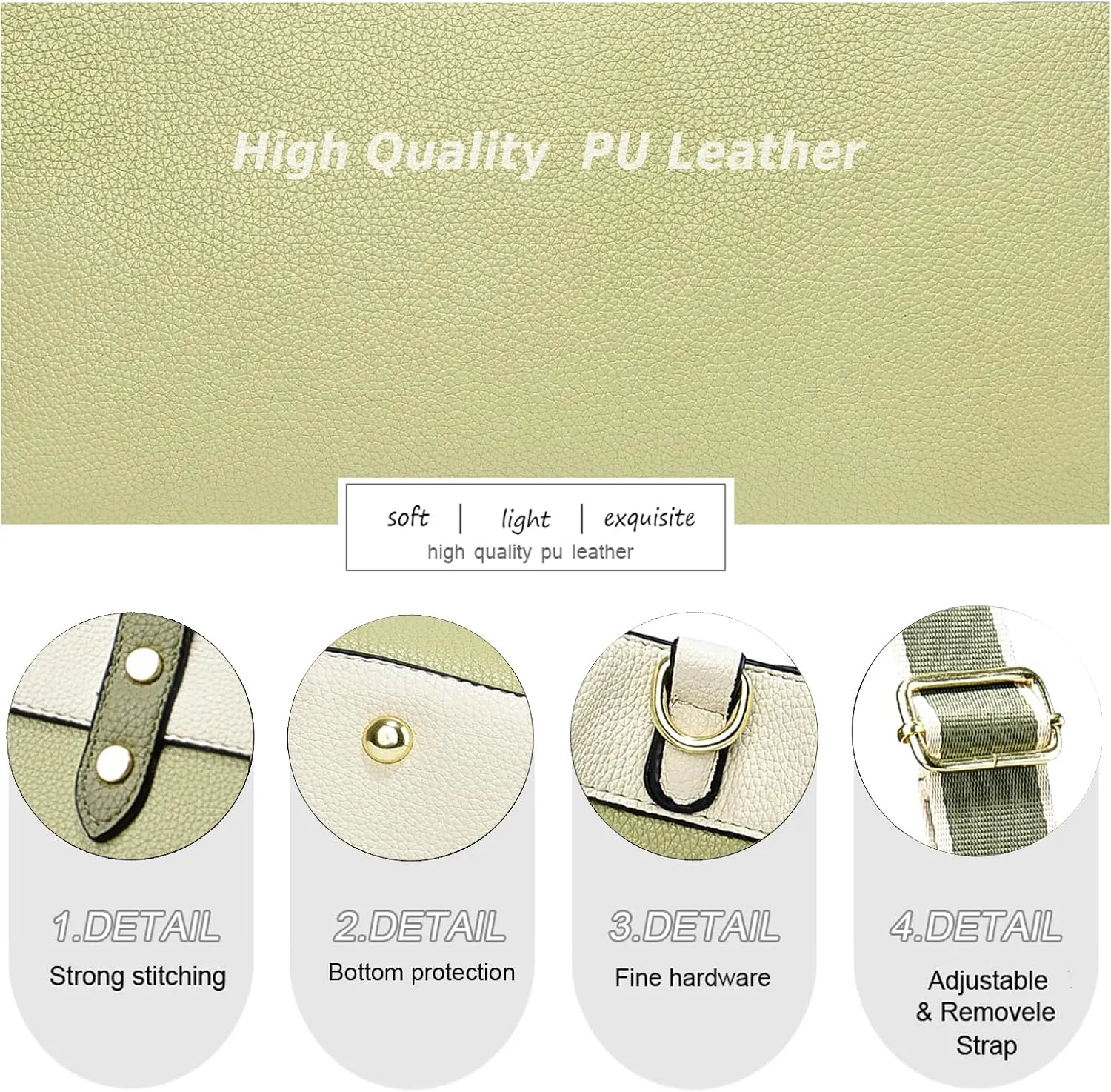 CROJUYI Tote Bag for Women - Satchel Purse and Handbags Ladies Shoulder Totes Crossbody Bags