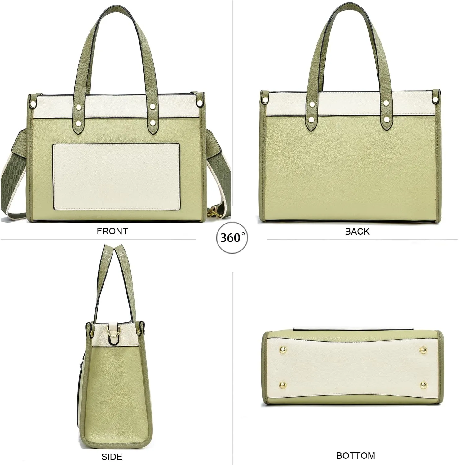 CROJUYI Tote Bag for Women - Satchel Purse and Handbags Ladies Shoulder Totes Crossbody Bags