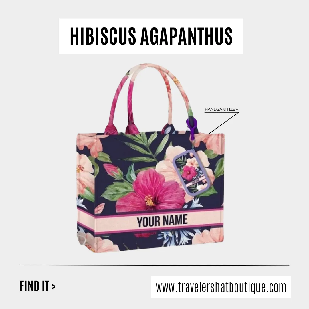 Custom Stripe Canvas Tote Bag