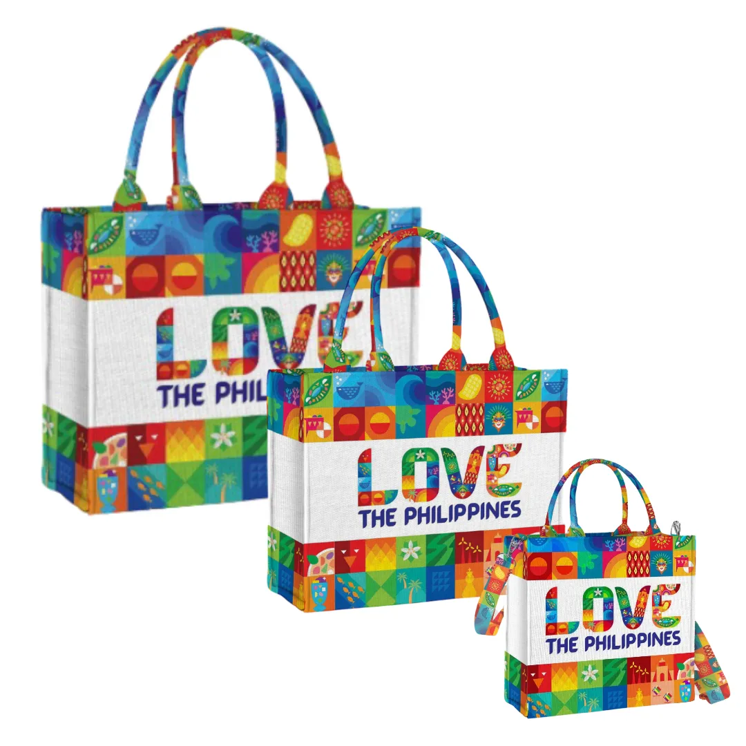 Custom Stripe Canvas Tote Bag