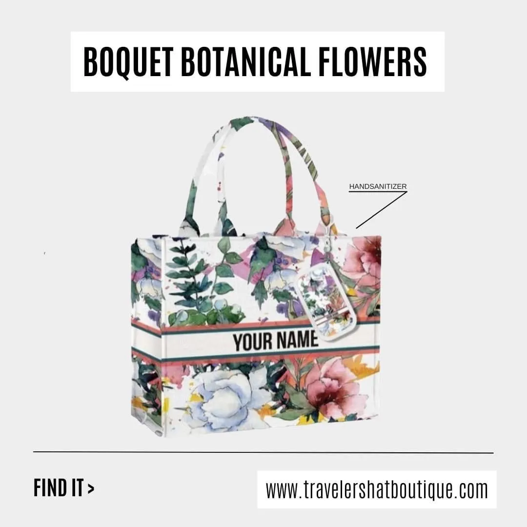 Custom Stripe Canvas Tote Bag