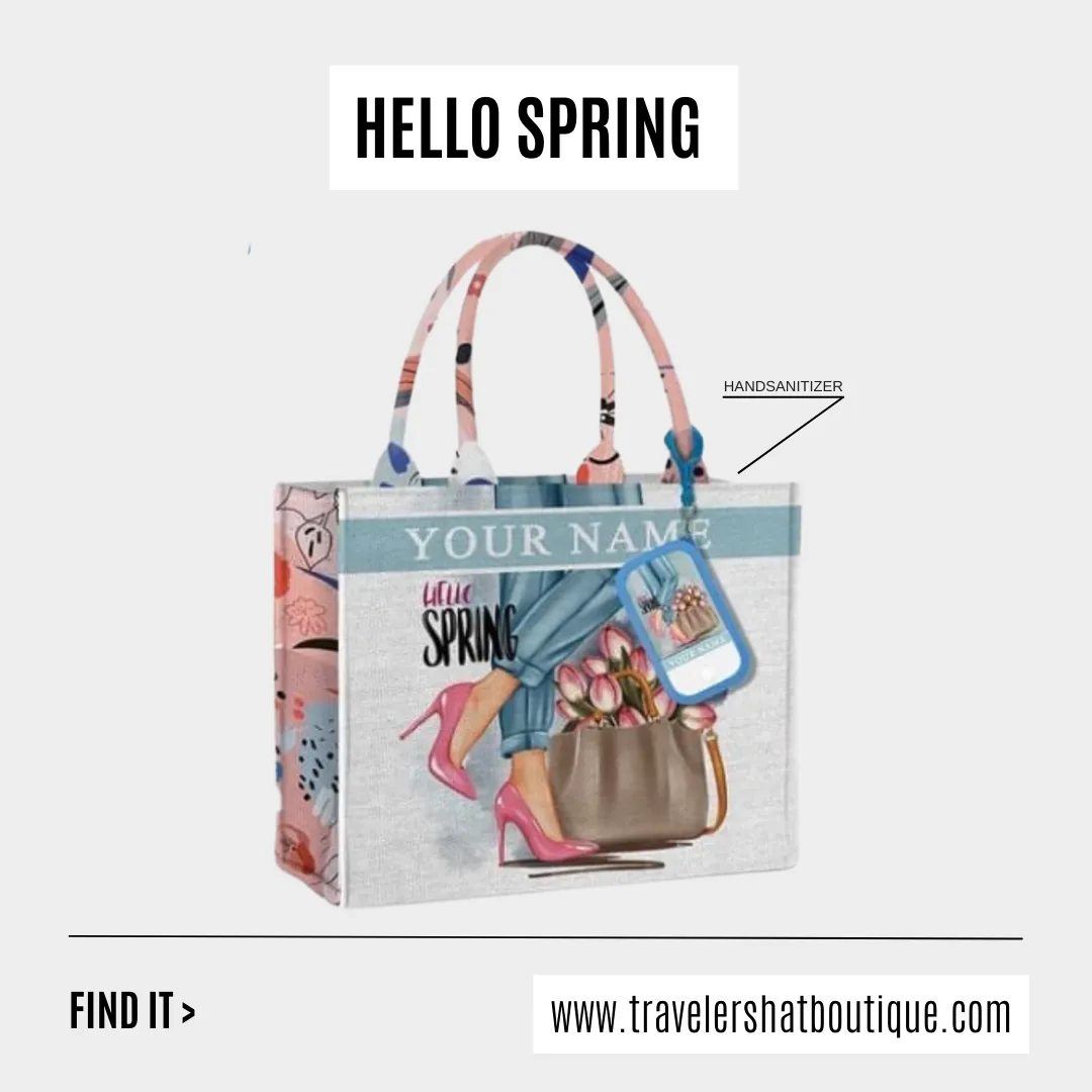 Custom Stripe Canvas Tote Bag