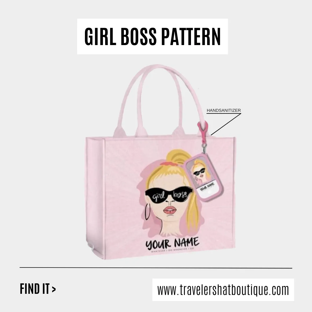 Custom Stripe Canvas Tote Bag