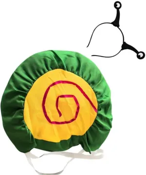 Cute Snail Shell with Snail Headband Animal Green Shell Halloween Cosplay Party Costumes