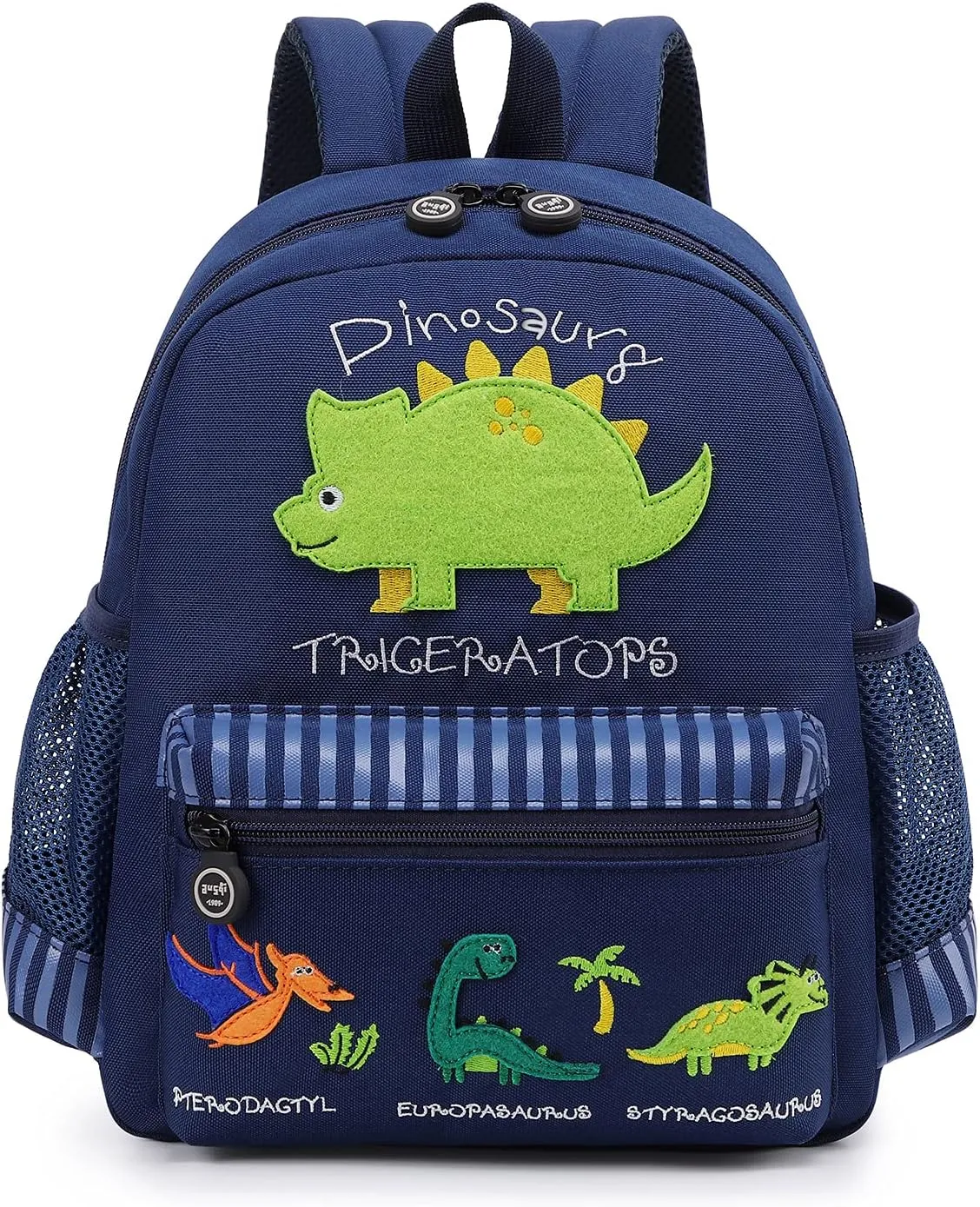 Cute Zoo Little 3d Backpack Kids Backpack for Boys and Girls Toddler Backpack Waterproof Preschool(Deep Blue Dinosaur)