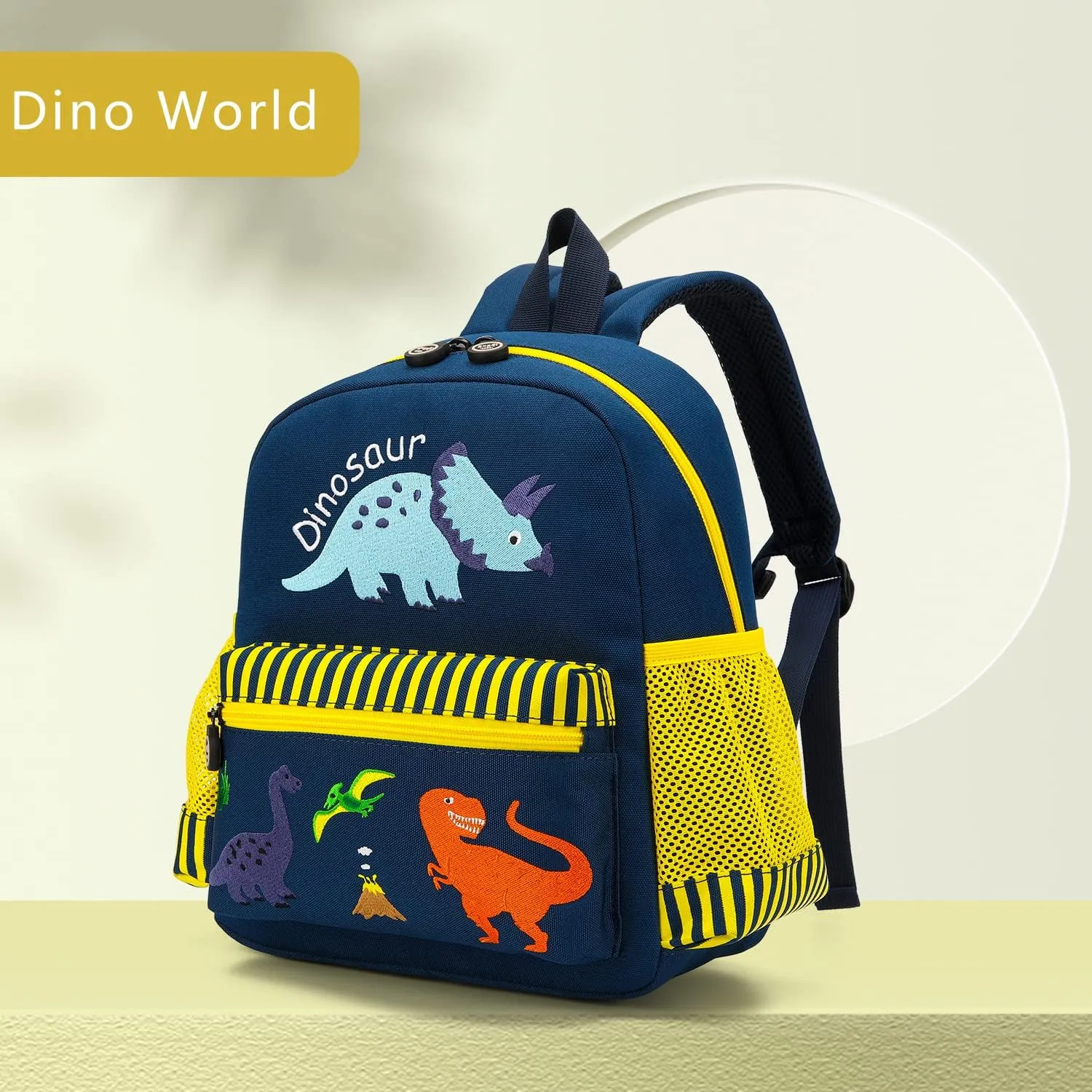 Cute Zoo Little 3d Backpack Kids Backpack for Boys and Girls Toddler Backpack Waterproof Preschool(Dinosaur)