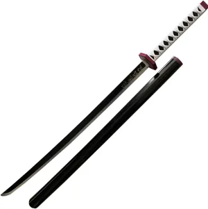damdos Halloween Prop Anime Cosplay Sword,41" Foam Swords Fantasey Agatsuma Zenitsu Swords Satoman Tanjirou Swords Birthday Gifts(Tomioka Giyuu)
