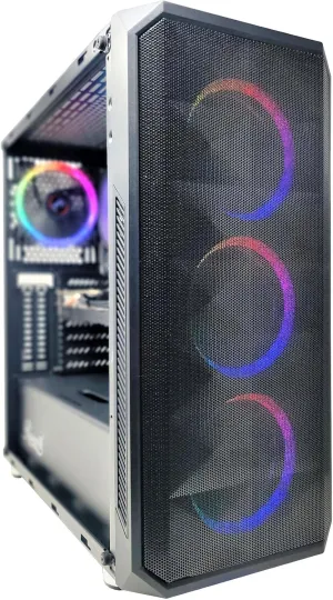Darkus V3 Custom Gaming PC, RGB LED Fans, Intel i5 Upto 4.1GHz, 16GB DDR4 RAM, 1TB SSD, GeForce RTX 3050 6GB GDDR6, Wi-Fi, Windows 11 Pro