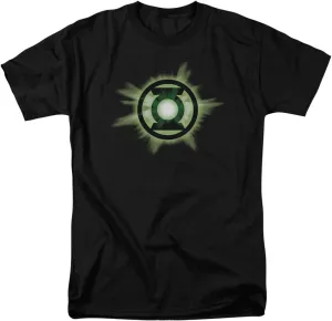 DC Comics Men's Big-Tall The Green Lantern Glow Logo T-Shirt
