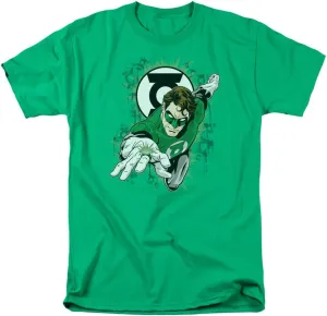 DC Comics Men's Big-Tall The Green Lantern Glow Logo T-Shirt