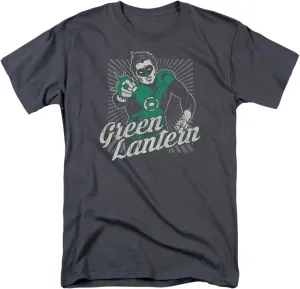 DC Comics Men's Big-Tall The Green Lantern Glow Logo T-Shirt