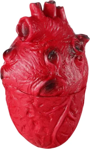 DECHOUS Heart Prop, 1Pc Halloween Fake Heart Realistic Heart Prop, Life Size Body Organ Halloween Scary Body Heart Decor for Haunted House Halloween Party