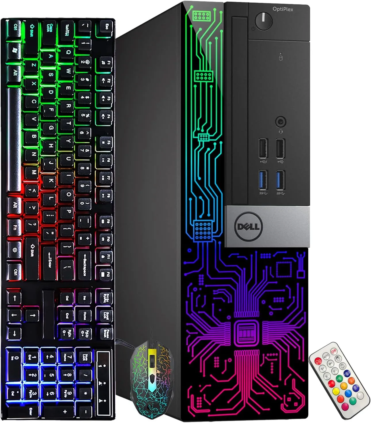 Dell Optiplex 5040 (RGB) Desktop Computer | Quad Core Intel i5 (3.2) | 16GB DDR3 RAM | 1TB SSD Solid State | Windows 10 Professional | Home or Office PC (Renewed)