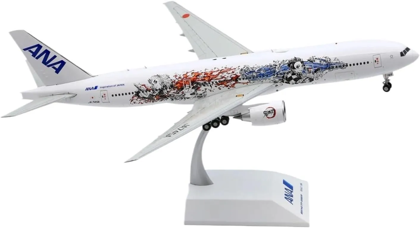 Diecast Plane Model 1:200 Scale for B777-200ER Alloy Diecast Aircraft Model Decorative Displays JA745A