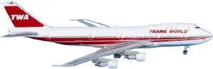 Diecast Plane Model 1:400 for B747-100 Alloy Die-Casting Airplane Model Collection of Fine Decorative Display