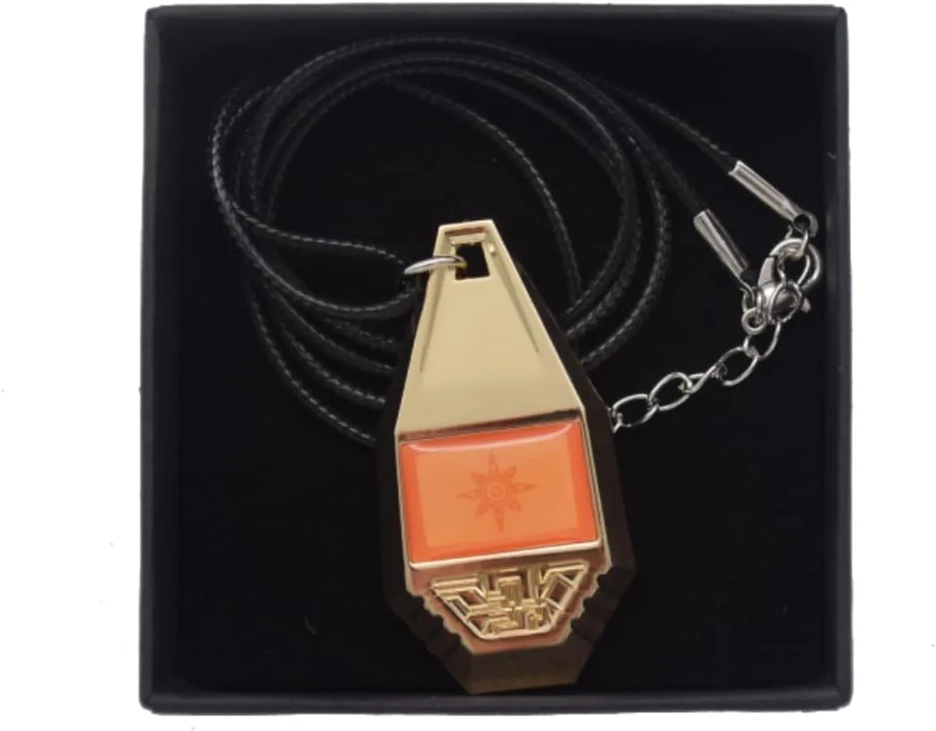 Digital Monster Crest Necklace - Crest of Courage Friendship Hope Love Light Metal Pendant Cosplay Prop Collection Gift