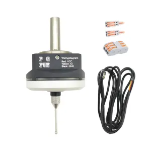 DIY CNC Touch Probe XYZ Axis 3D Digitizing Edge Finder 3-Coordinate Measuring Sensor Kit with 6 mm Shank & 2.0 mm Tungsten Steel Ball Tip