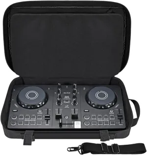 DJ Controller Carrying Case for Pioneer DDJ-200/DDJ-WeGO4, for AlphaTheta DDJ-FLX 2, for Hercules Inpulse 200/200 MK2 Portable DJ Controller Travel Bag with Shoulder Strap