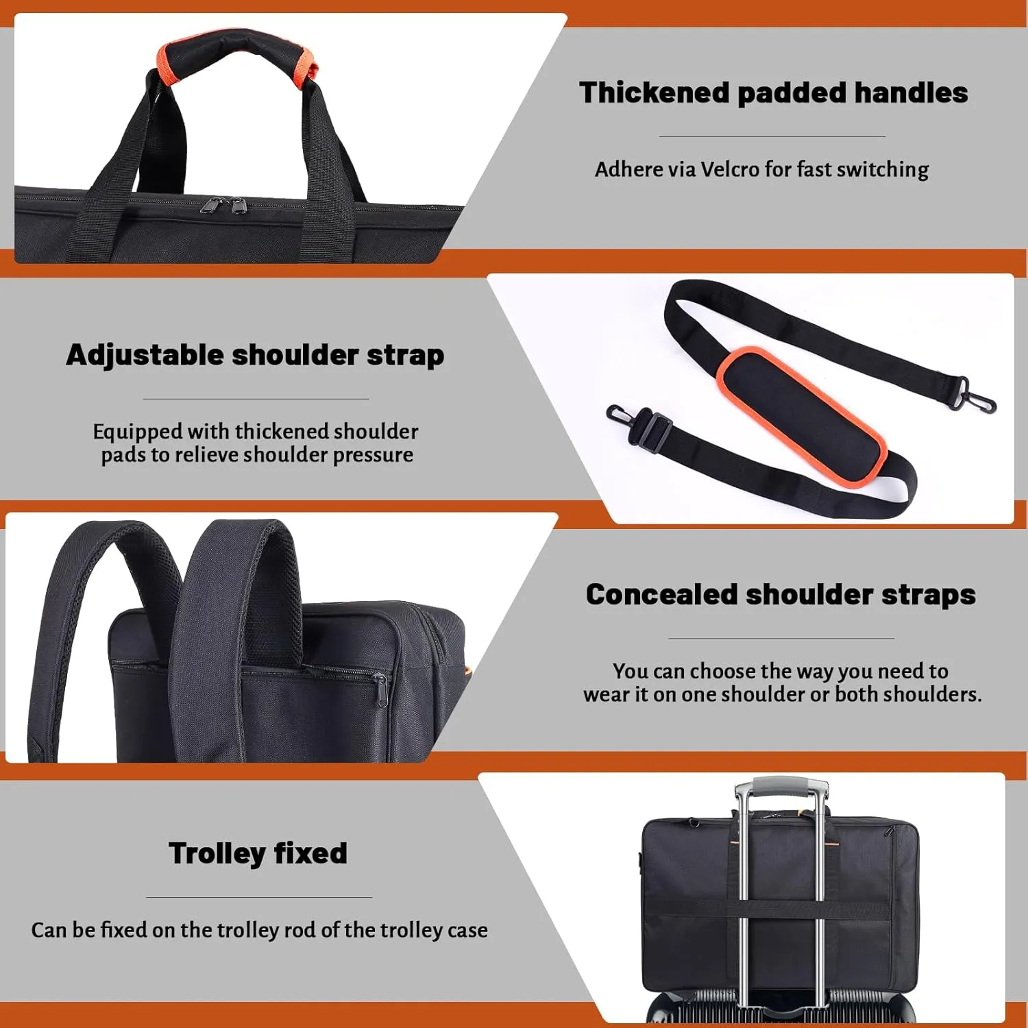 DJ Controller Case for DDJ-FLX4/ 200/400/SR2/REV1 Numark Party Mix 2/Mixtrack Platinum FX With Thick EVA Padding, Adjustable Shoulder Strap,Fits Up to 15.6" Laptops– Perfect for DJ and Music Producers