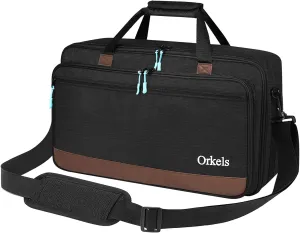 DJ Controller Case for Pioneer DDJ FLX4, SB2, SB3, DJ 400, DJ RB - Travel Bag with Adjustable Shoulder Strap for Controller, Laptop & Cables - S-20.8''x3.9''x11.8''
