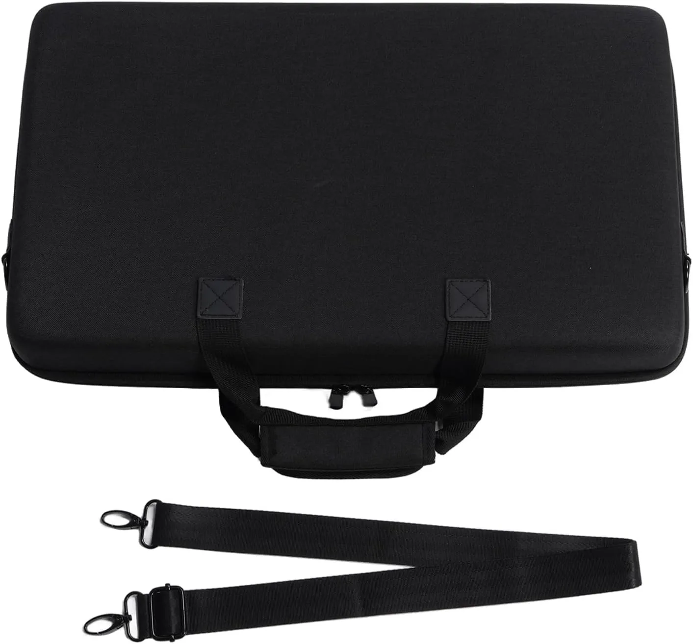 DJ Controller Storage Case, 360 degrees Zip Portable Wheeled DJ Carrying Case Padded DJ Mixer Bag for DDJ FLX4, DDJ 400, DDJ SB3, SB2, RB
