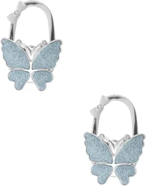 DOITOOL 2pcs Butterfly Shape Table Purse Hanger Handbag Holder for Women Bag Hook Folding Design Purse Hook for Home Travel