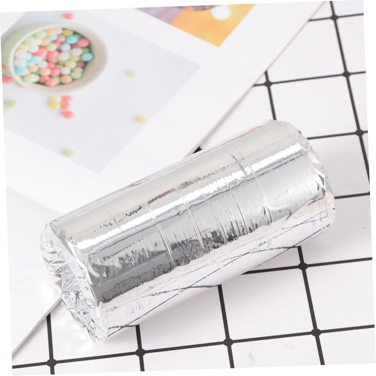 DOITOOL 2rolls Hair Dye Foil Paper Perm Tool for Salon Home Manicure Hair Styling Foil for Creative Nail Art for Barbershops Projects