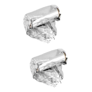 DOITOOL 2rolls Hair Dye Foil Paper Perm Tool for Salon Home Manicure Hair Styling Foil for Creative Nail Art for Barbershops Projects