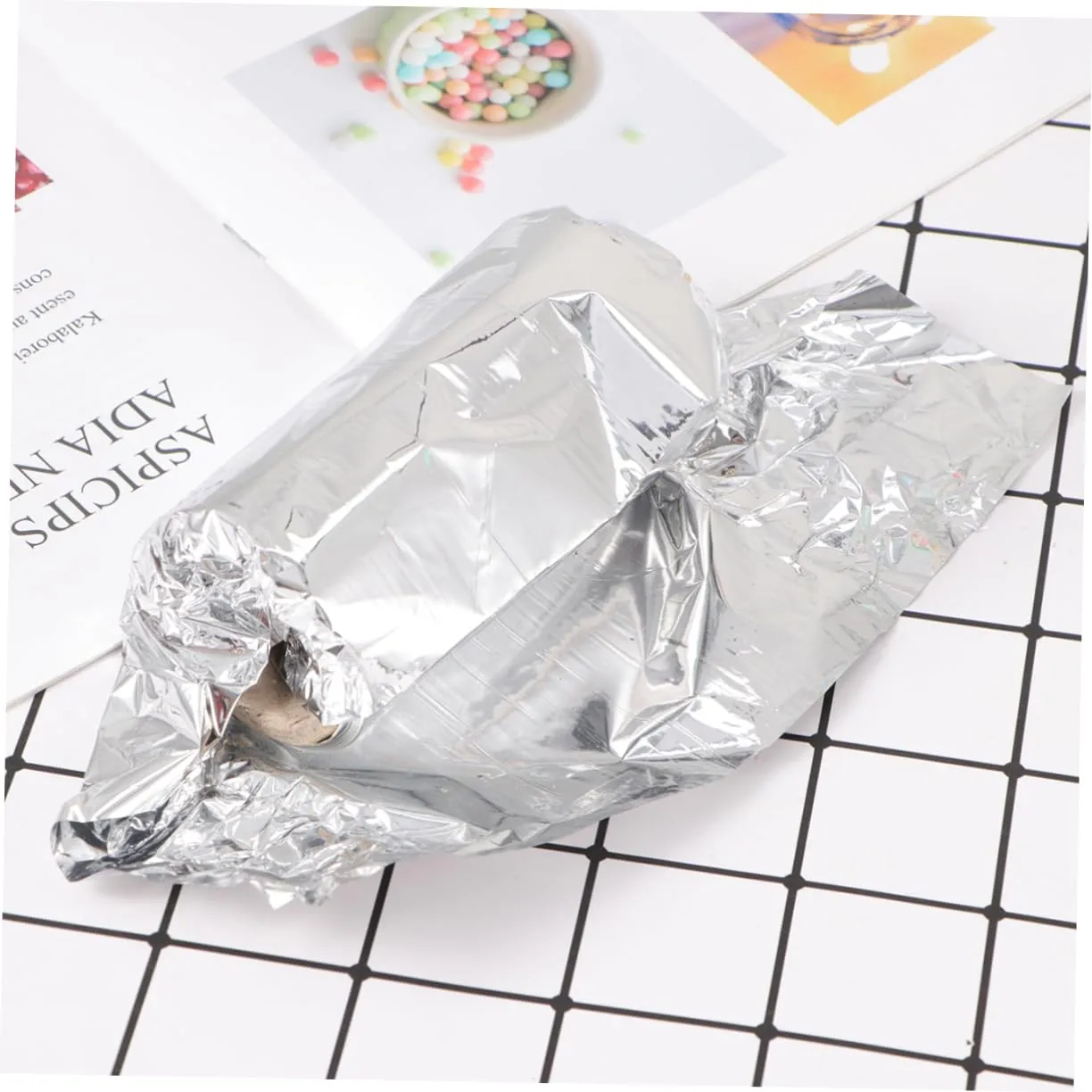 DOITOOL 2rolls Hair Dye Foil Paper Perm Tool for Salon Home Manicure Hair Styling Foil for Creative Nail Art for Barbershops Projects