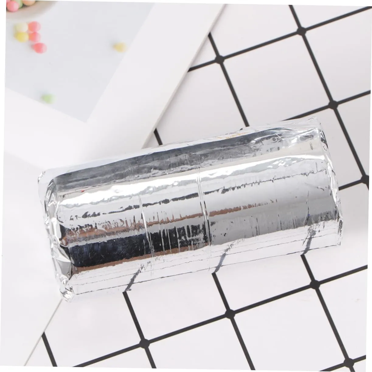 DOITOOL 2rolls Hair Dye Foil Paper Perm Tool for Salon Home Manicure Hair Styling Foil for Creative Nail Art for Barbershops Projects