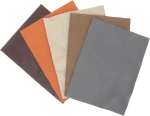 DOITOOL 5PCS Full Grain Leather Sheets for Crafts Versatile Leather Patches for Bags Jewelry Making Easy to Sew Portable Crafting Material
