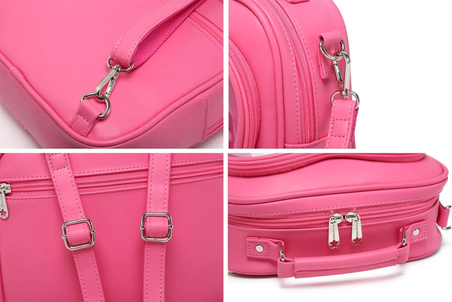 Dopamine Color Ita Bag Multi-Purpose Backpack Crossbody Satchel Heart Purse Kawaii Pin Display