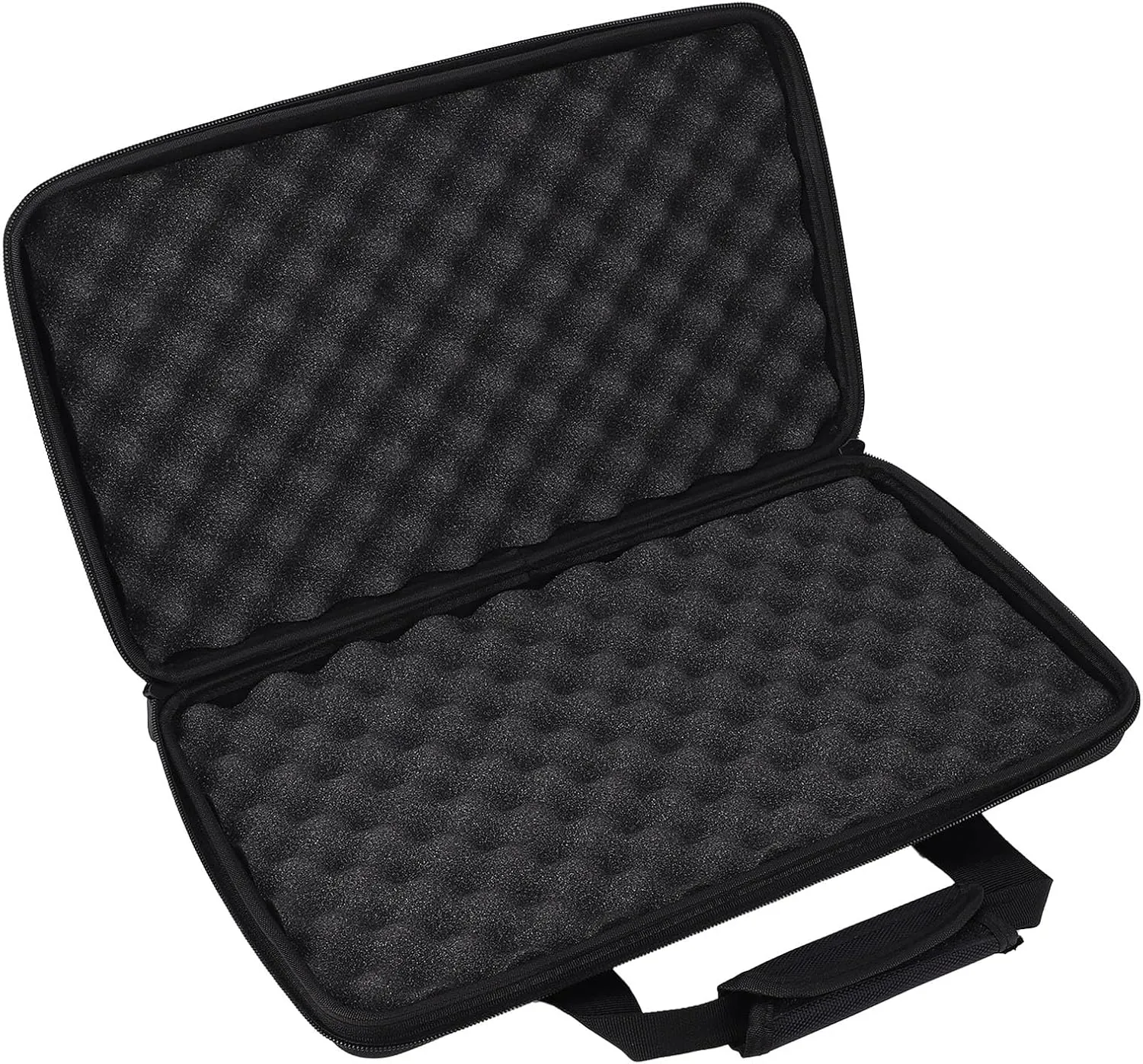 Drfeify DJ Controller Storage Bag, Padded and Portable Case with 360° Zipper, Buffer Sponge, 15.7 x 9.8 x 3.1in, Compatible with DDJ FLX4 400 SB2 SB3 RB Double Channel Controllers