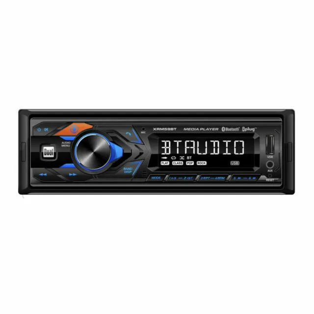 Dual XRM59BT Single-DIN In-Dash All-Digital Media Receiver with Bluetooth