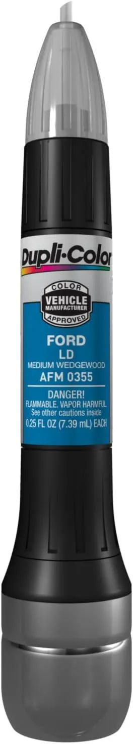 Dupli-Color AFM0355 Medium Wedgewood Ford Exact-Match Scratch Fix All-in-1 Touch-Up Paint - 0.5 oz.