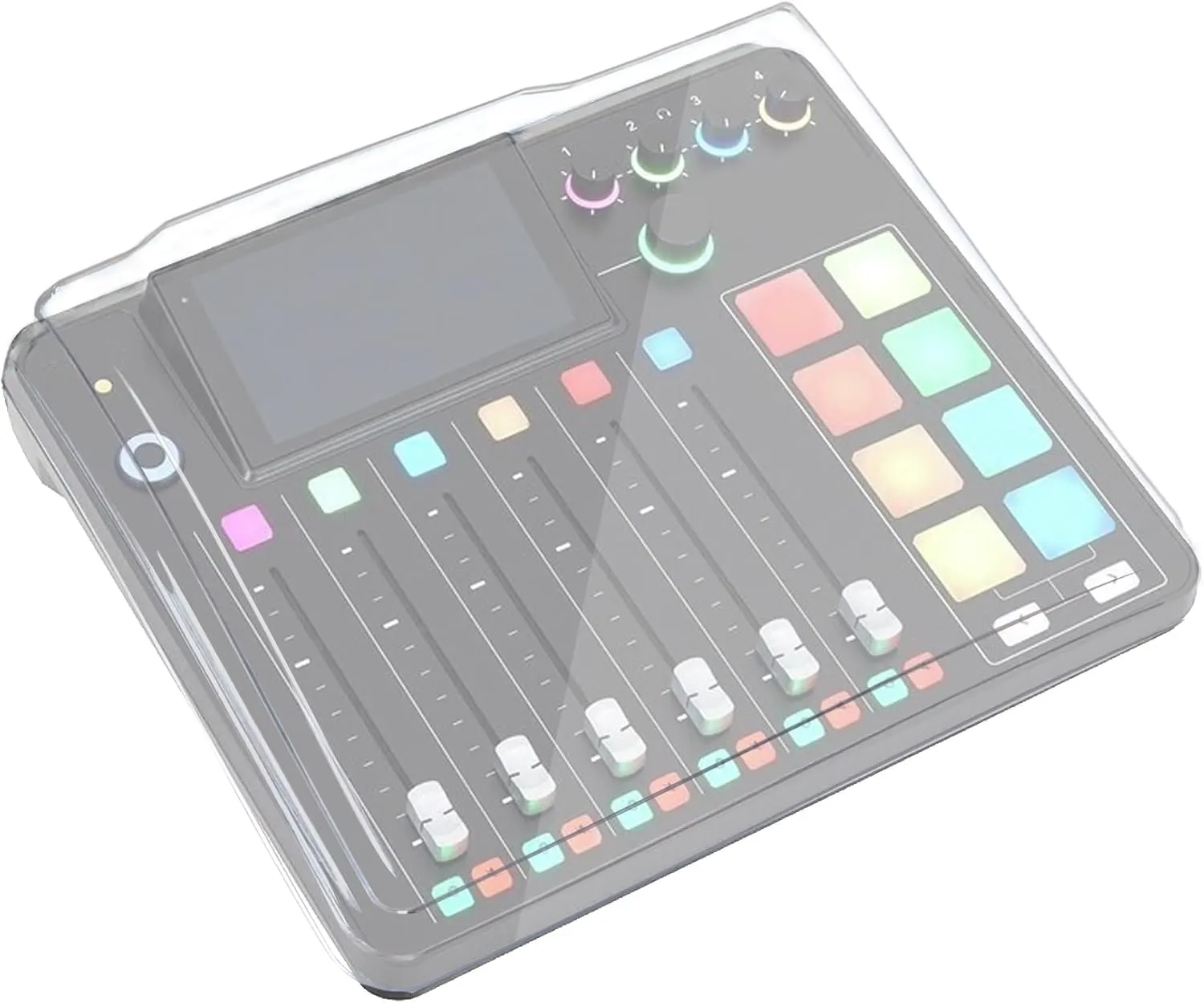 Dust Cover Compatible with RodeCaster Pro 2, for RodeCaster Pro II Console, Replace for RodeCaster Pro 2 Cover, Prevents Dust Spills/Dander From Entering, transparent color, 5 Year Warranty