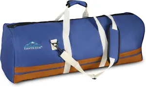 EASTROCK Drum Hardware Bag Drum Set Hardware Carry Bag with Removable Shoulder Strap Drum Stand Accessory Bag (Blue)