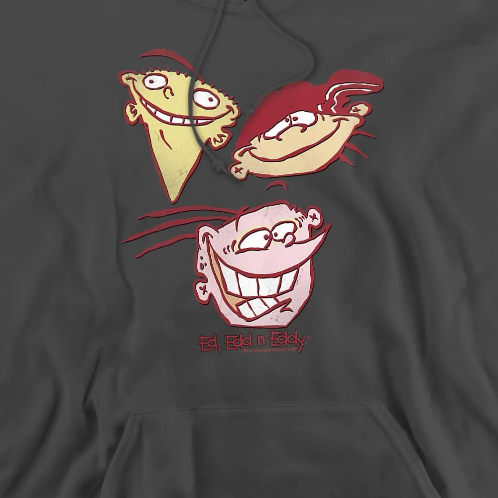 Ed Edd Eddy Three Heads Unisex Adult Pull-Over Hoodie