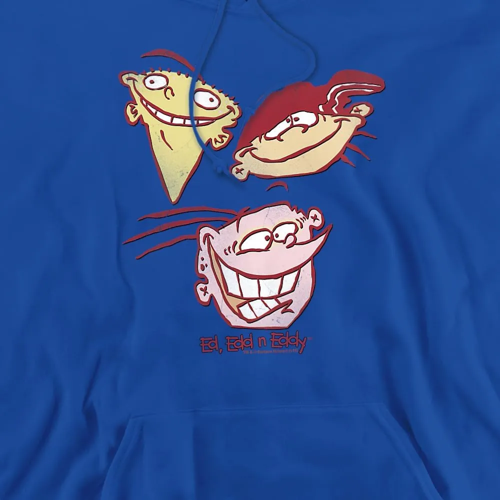 Ed Edd Eddy Three Heads Unisex Adult Pull-Over Hoodie