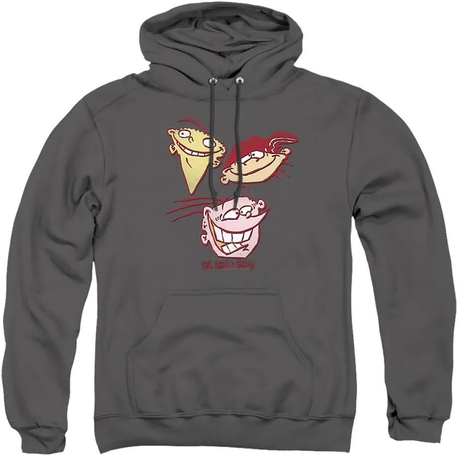 Ed Edd Eddy Three Heads Unisex Adult Pull-Over Hoodie
